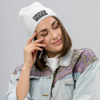 Load image into Gallery viewer, Dark MAGA 2 Beanie white color model

