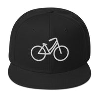 Load image into Gallery viewer, Bicycle Snapback Hat front view

