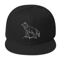 Load image into Gallery viewer, Wolf Snapback Hat front view
