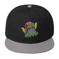 Load image into Gallery viewer, Cool Monkey Snapback Hat gray black color front view
