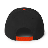 Load image into Gallery viewer, Falcons Snapback Hat Orange Black Color back view
